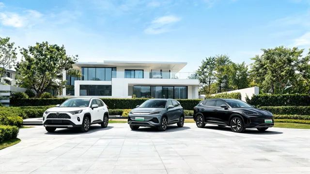 BYD Sea Lion 05, BYD Yuan Plus, Toyota Corolla Cross — обложка статьи: Новый китайский автомобиль или подержанный японский: что выбрать