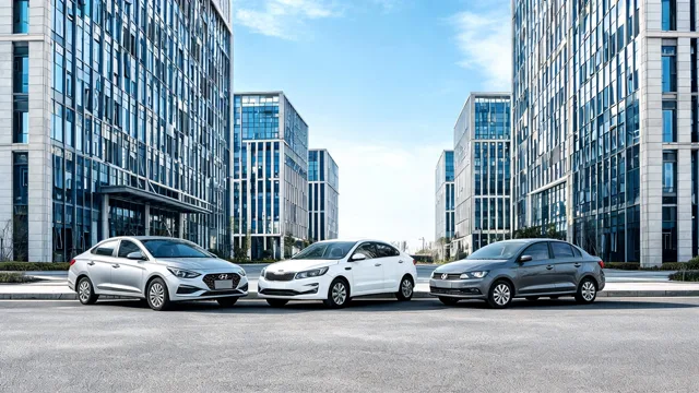 Hyundai Solaris, Kia Rio, Volkswagen Polo — обложка статьи: Лучшие автомобили с автоматом до 1 млн рублей