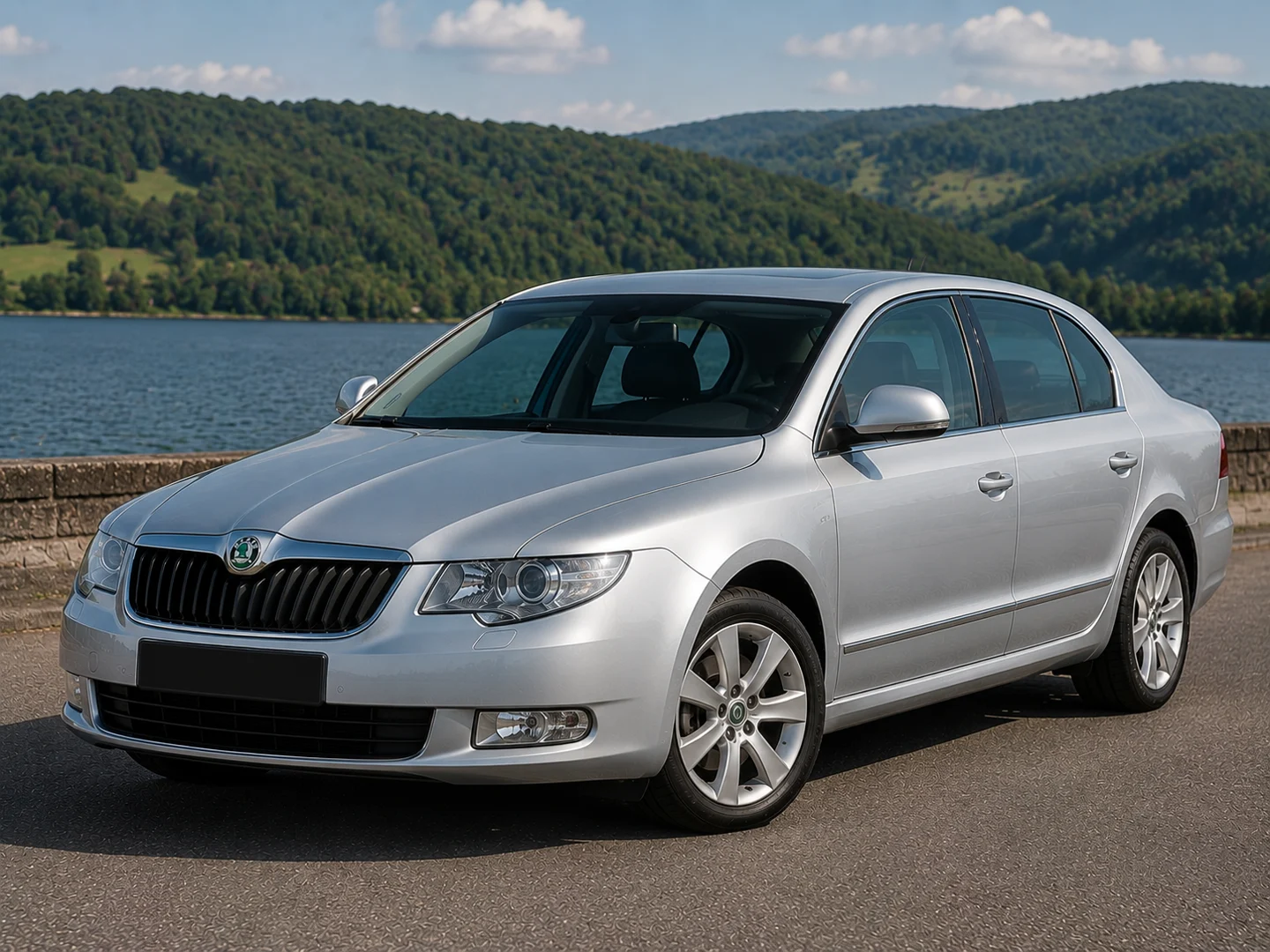 Автомобиль Skoda Superb II 2011