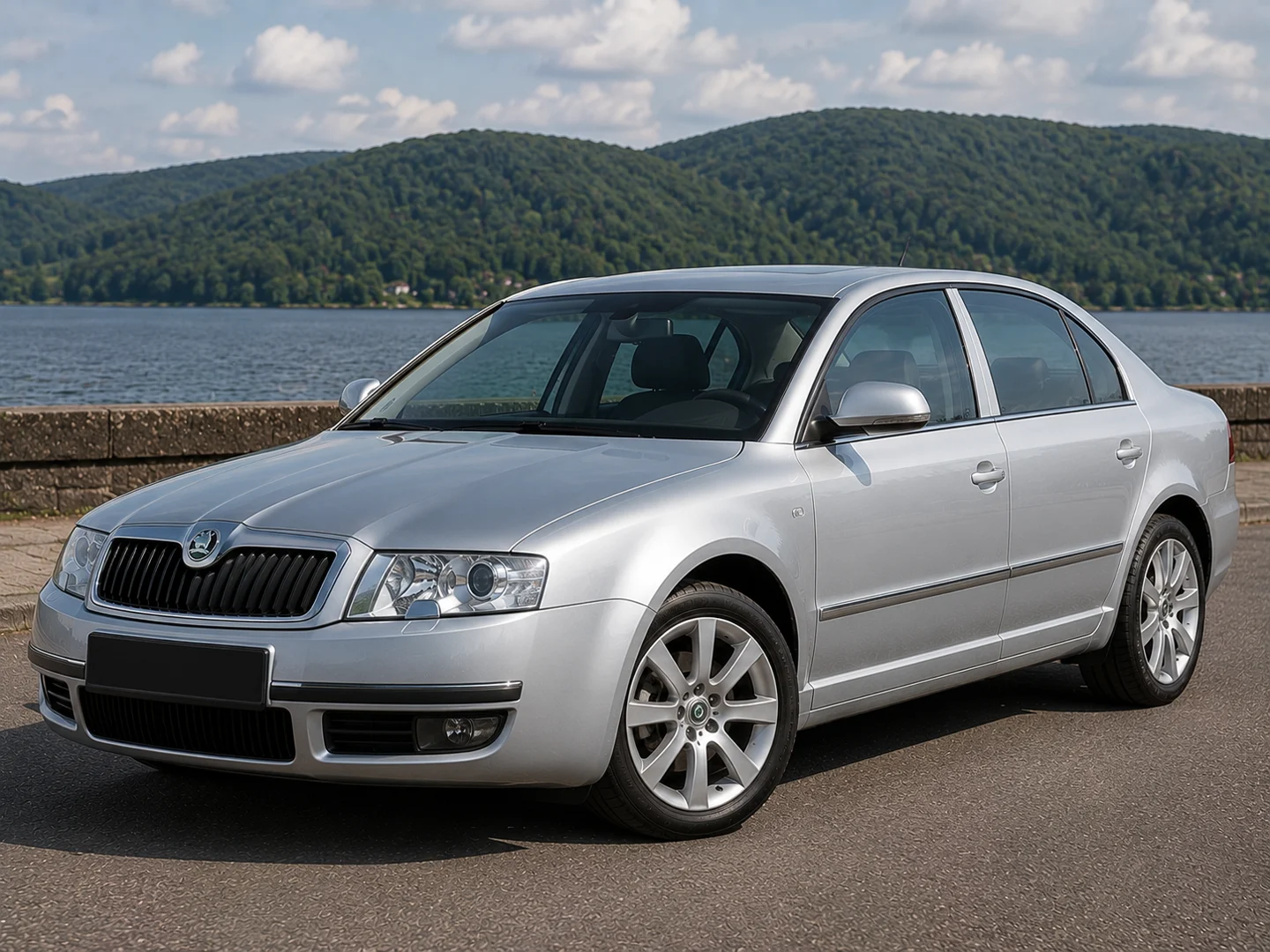 Автомобиль Skoda Superb I Рестайлинг 2008